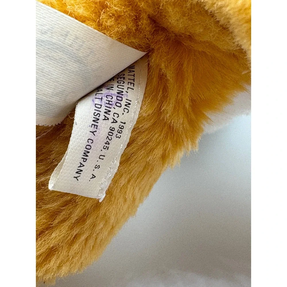 Disney The Lion King Simba Plush‎ Stuffed Animal Floppy Laying 10 Inch Orange